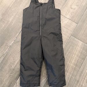 Kids Black snowbibs
